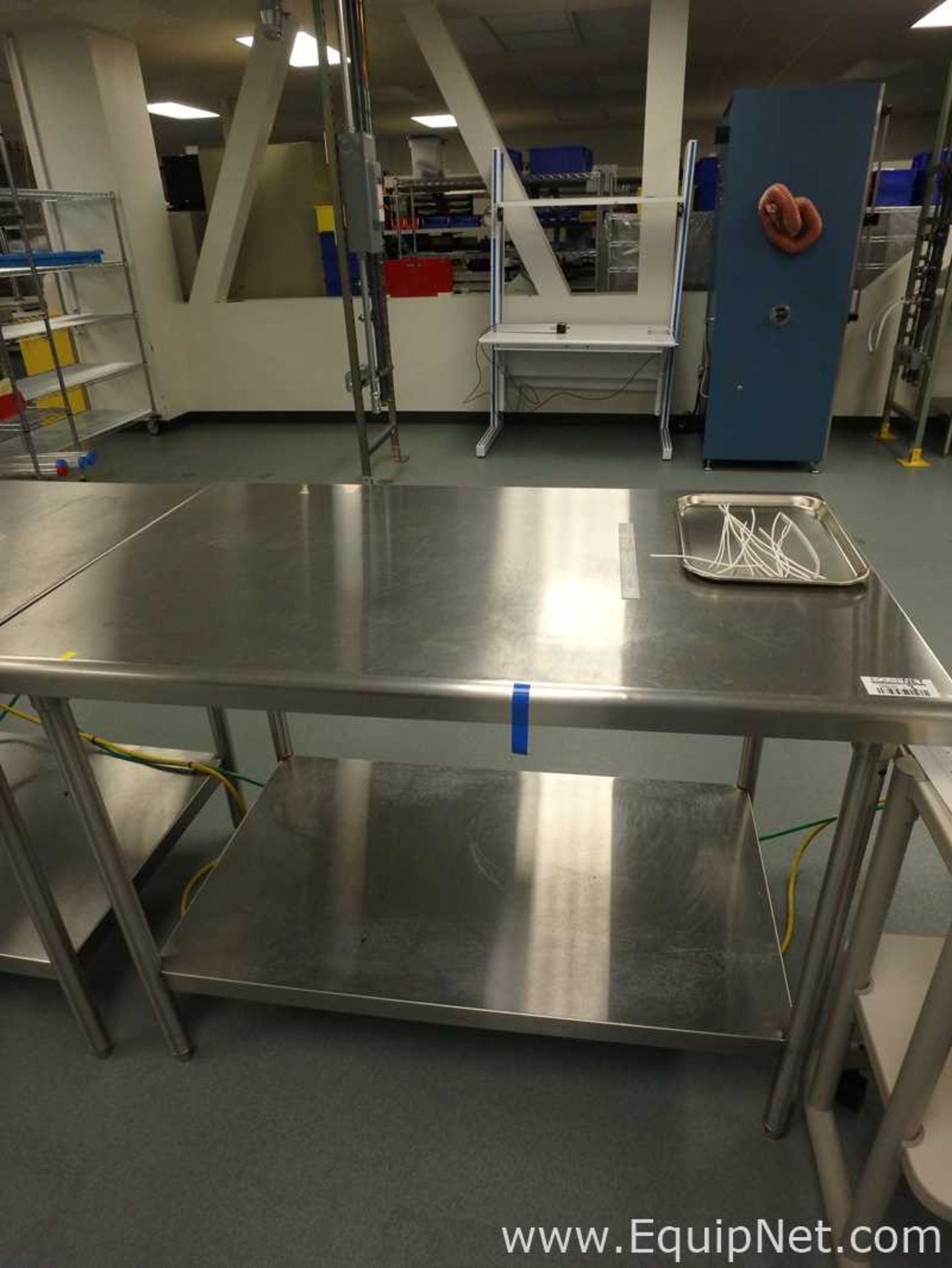 Lot of 4 Stainless Steel Tables - Image 5 of 6