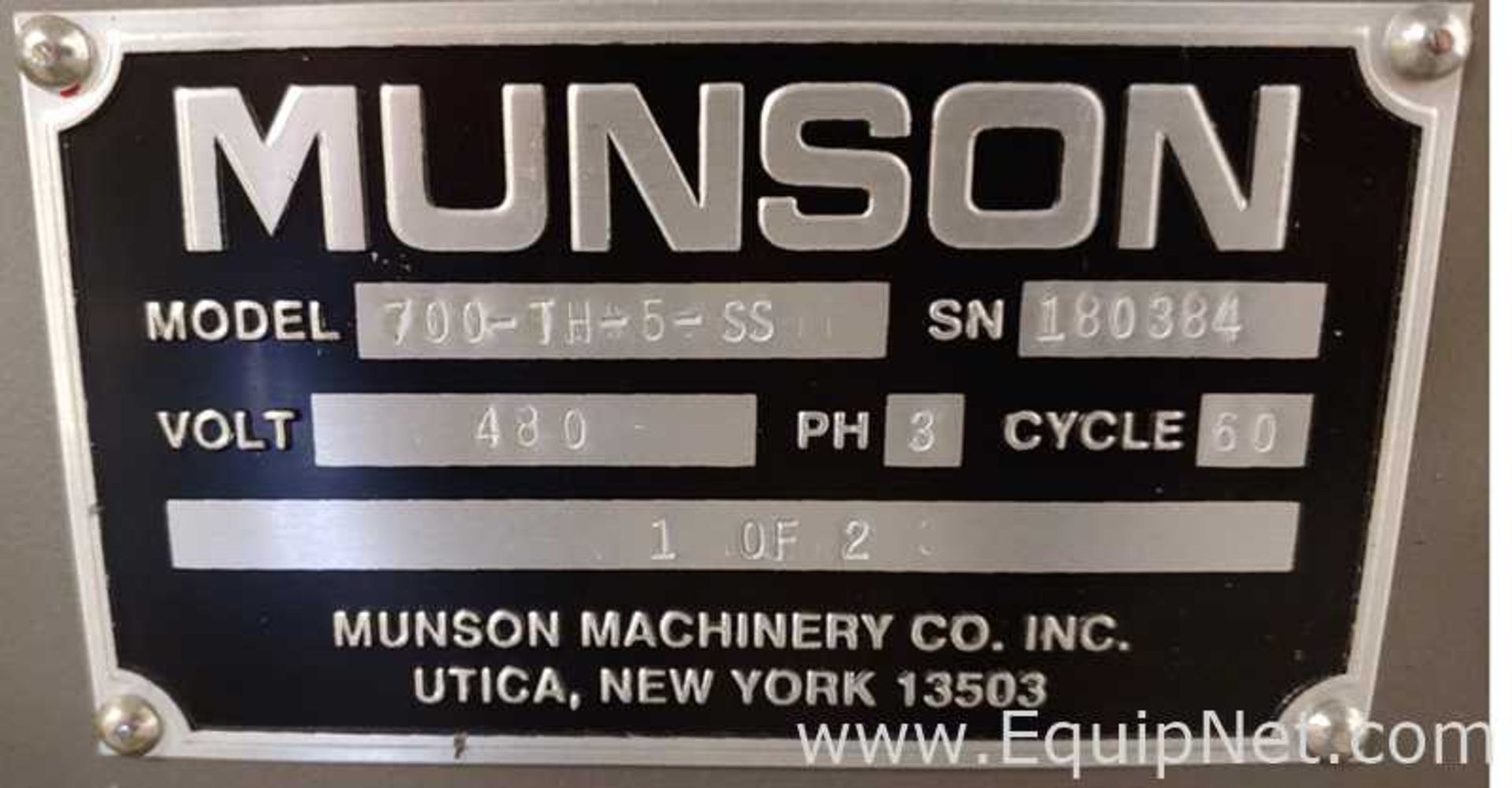 Unused Blending Dosing System Munson 2.5 Cubic Foot Blender and K Tron Loss In Weight Feeders - Image 15 of 15