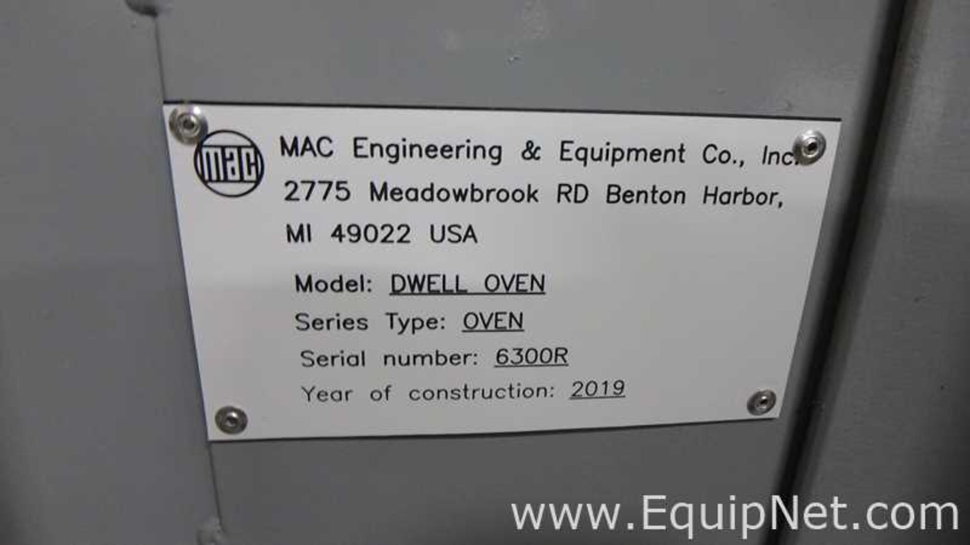 Unused MAC Engineering and Equipment Horizontal Continuous Oven With Master Controller - Image 5 of 14