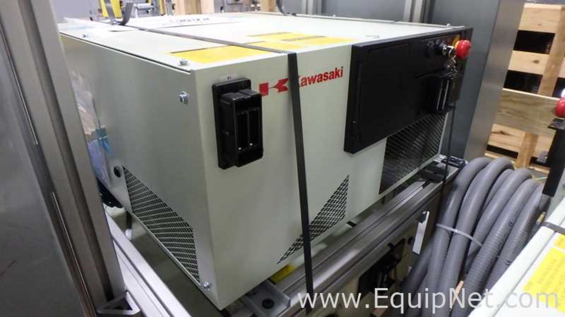 Unused Kawasaki 6 axis Industrial Robot with Controller 80 KG Max Load - Image 11 of 13