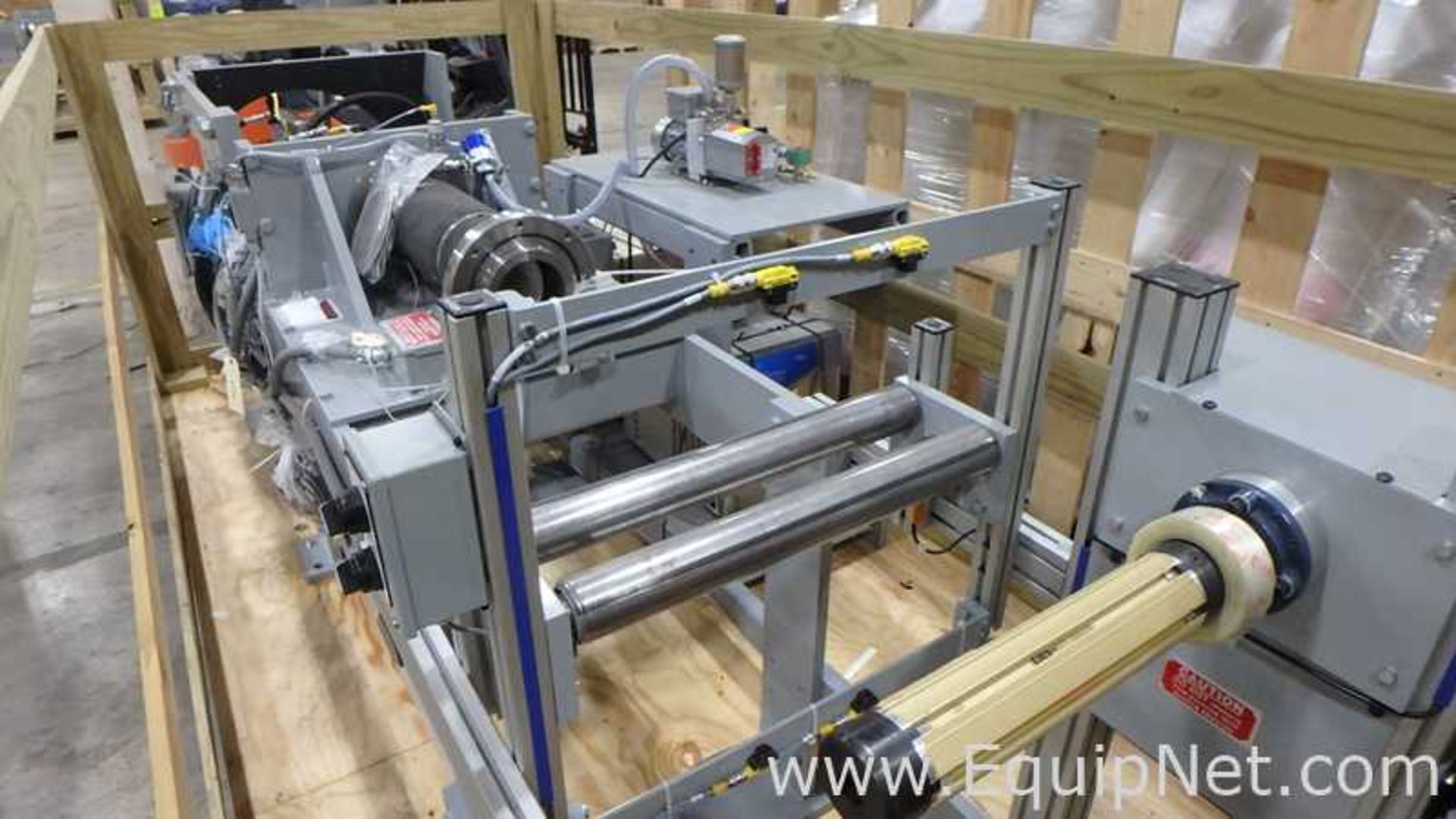 Unused MAC Engineering and Equipment Horizontal Hydraulic Piston Extruder Unused - Image 8 of 15