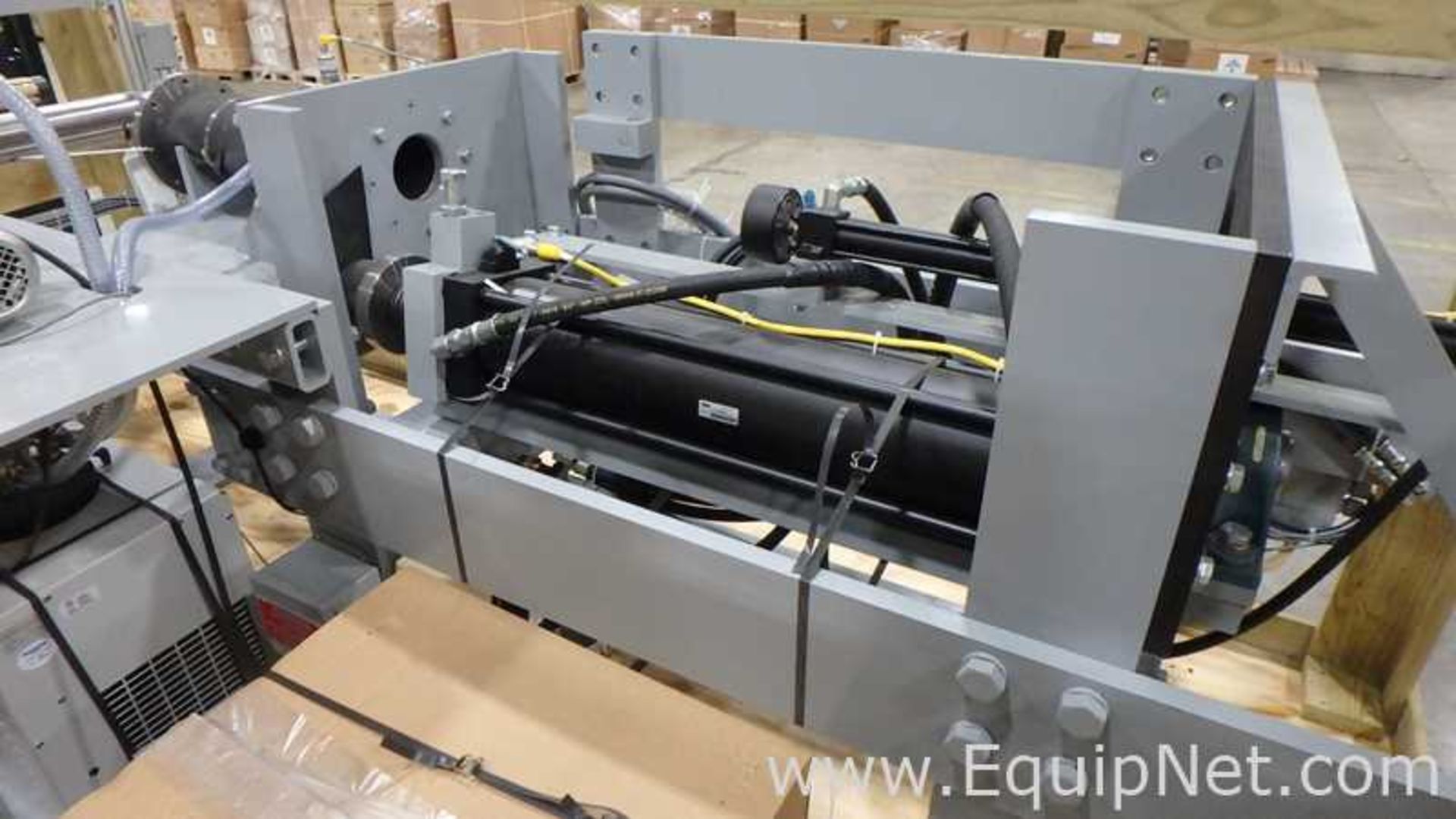 Unused MAC Engineering and Equipment Horizontal Hydraulic Piston Extruder - Image 4 of 16