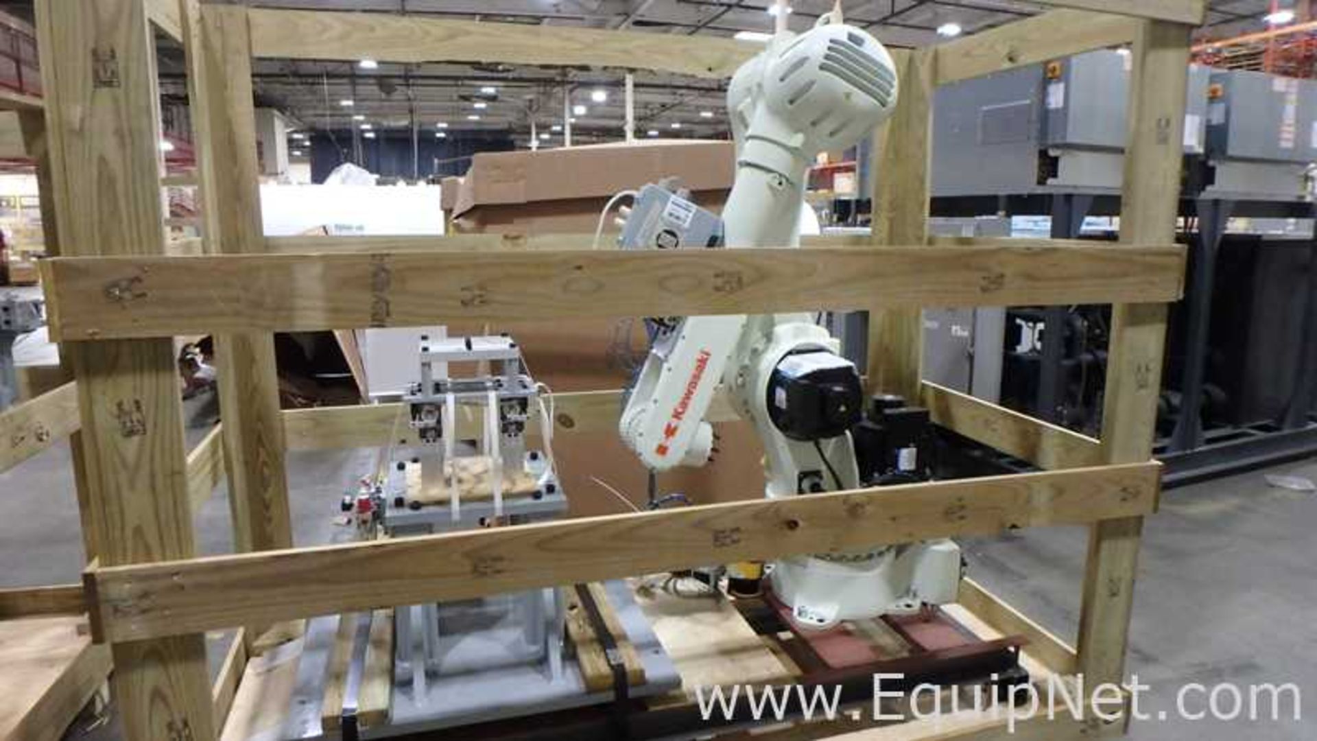 Unused Kawasaki 6 axis Industrial Robot with Controller 80 KG Max Load