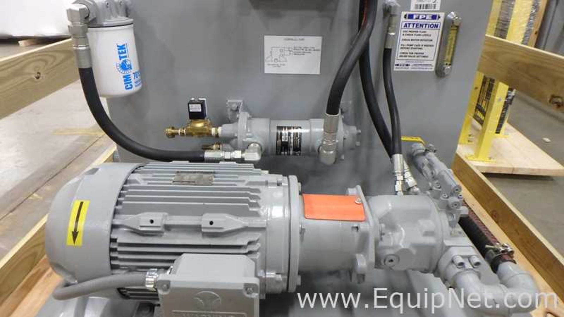 Unused MAC Engineering and Equipment Horizontal Hydraulic Piston Extruder - Image 13 of 16