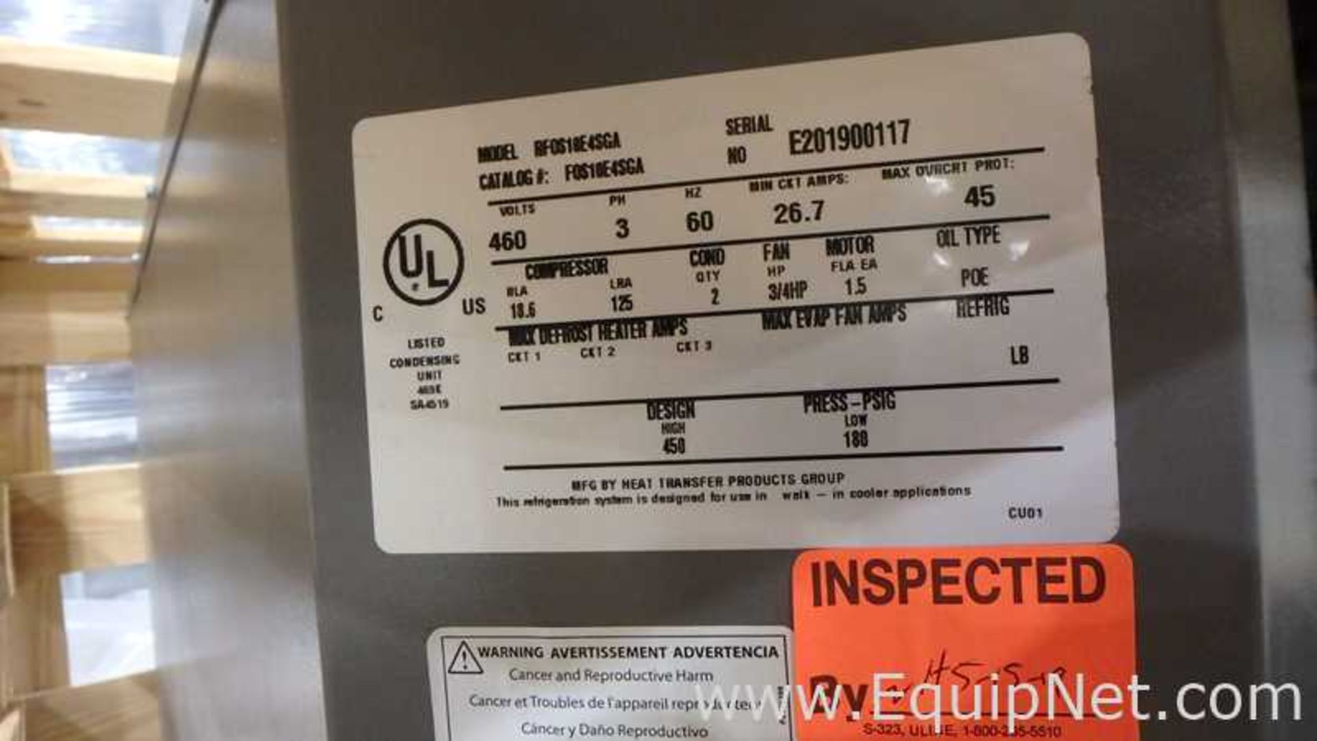 Unused US Cooler Walk In Drive in Cooler Never Installed With Man Door and Fully Auto Roll UP Door - Image 17 of 24