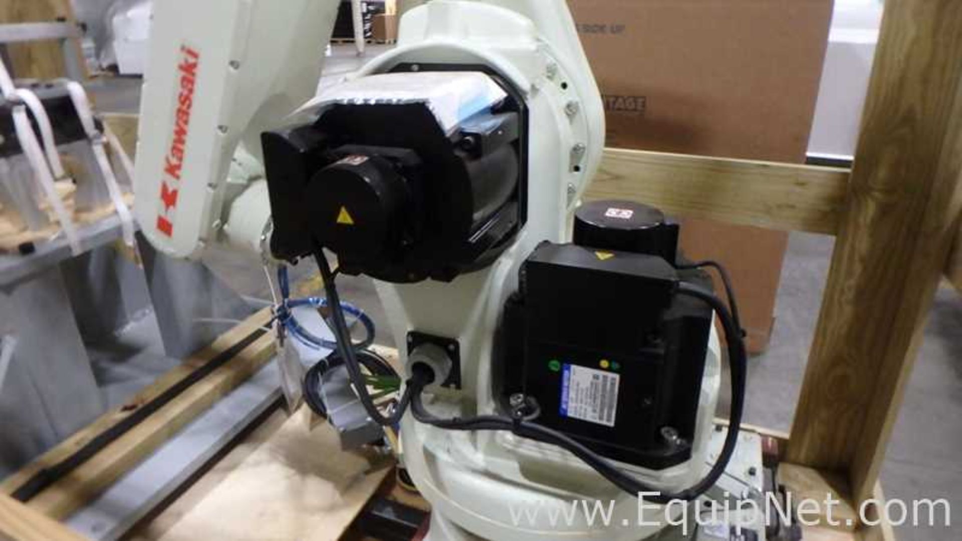 Unused Kawasaki 6 axis Industrial Robot with Controller 80 KG Max Load - Image 2 of 13