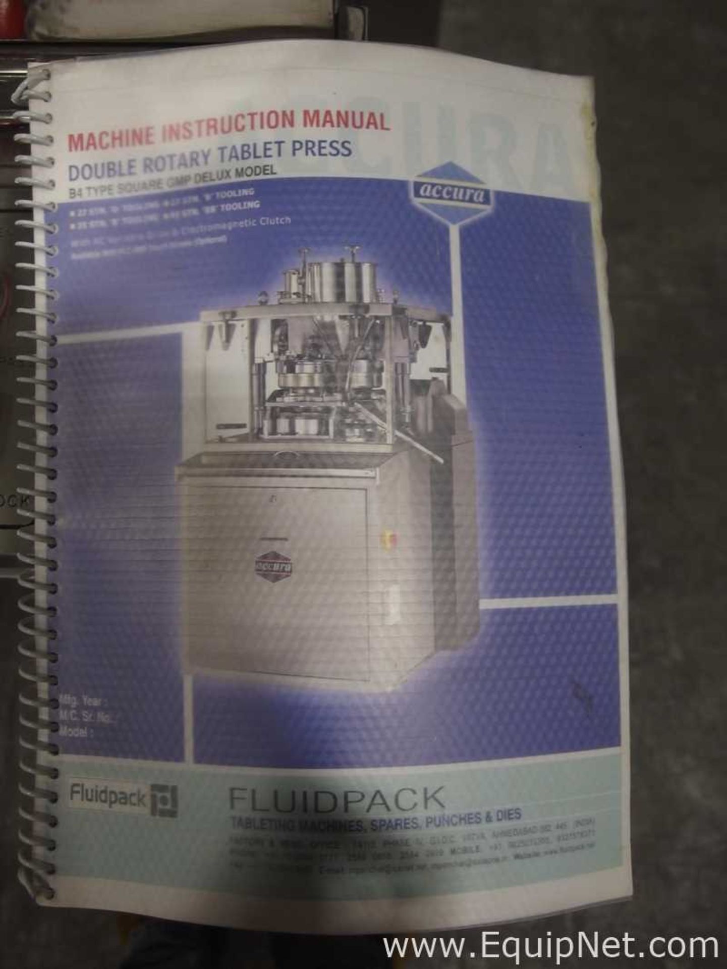 Fluidpack Accura B4 Double Rotary Tablet Press - Image 18 of 18