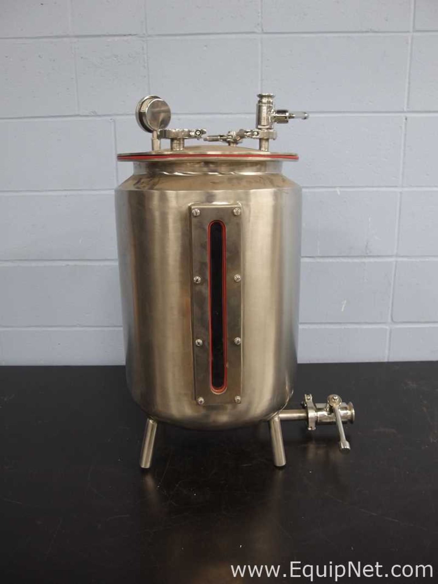 Approximately 10 Gallon Stainless Steel Vessel