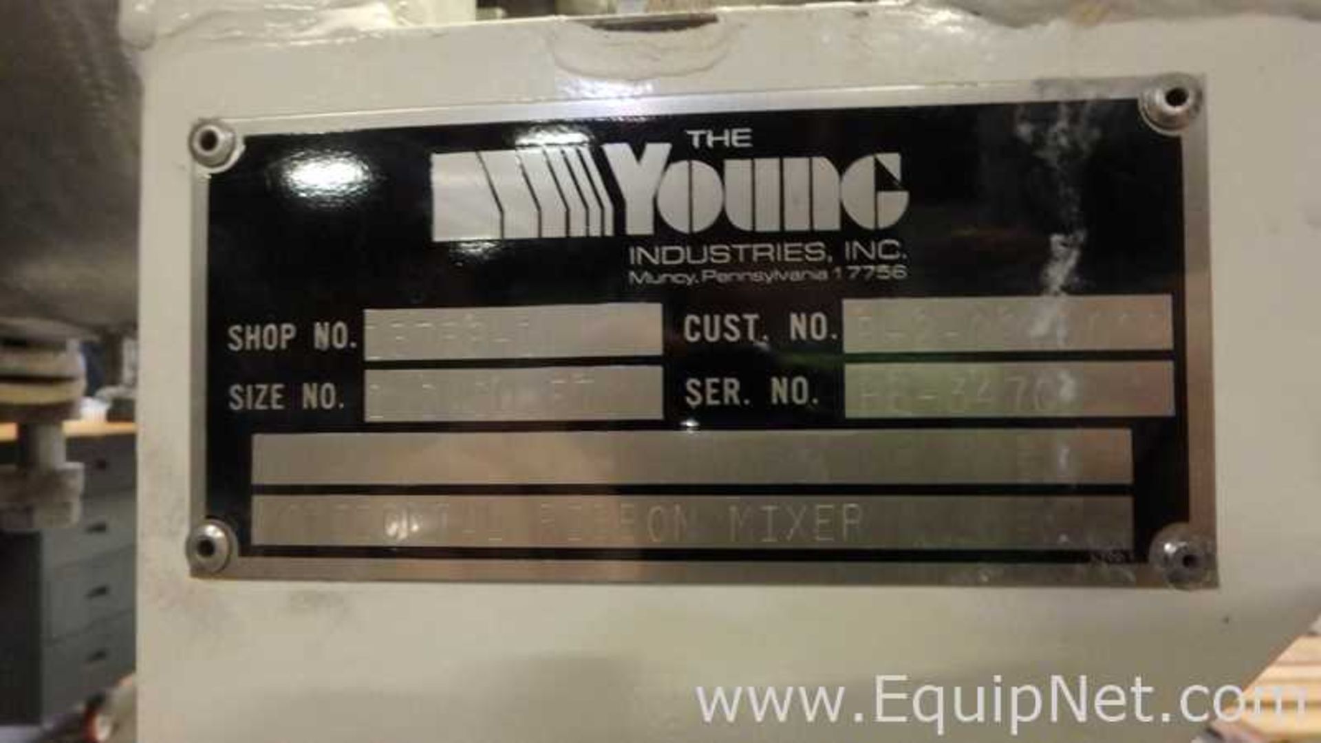 Young Industries Double Ribbon Air Mill Mixer - Image 6 of 15