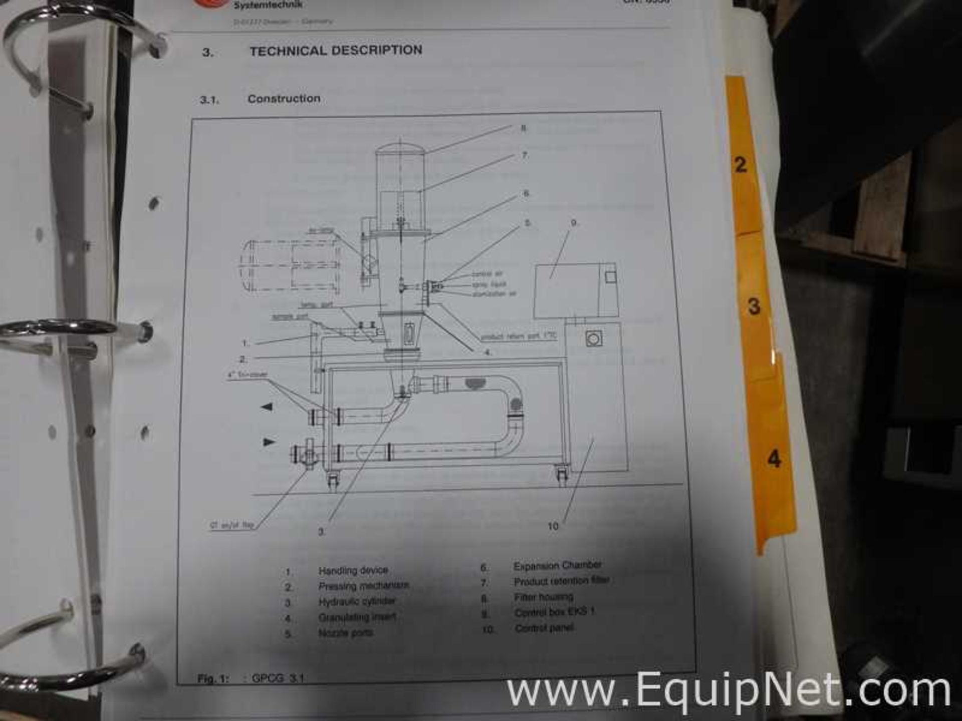 Glatt GPCG 3.1 Fluid Bed Dryer - Image 15 of 24