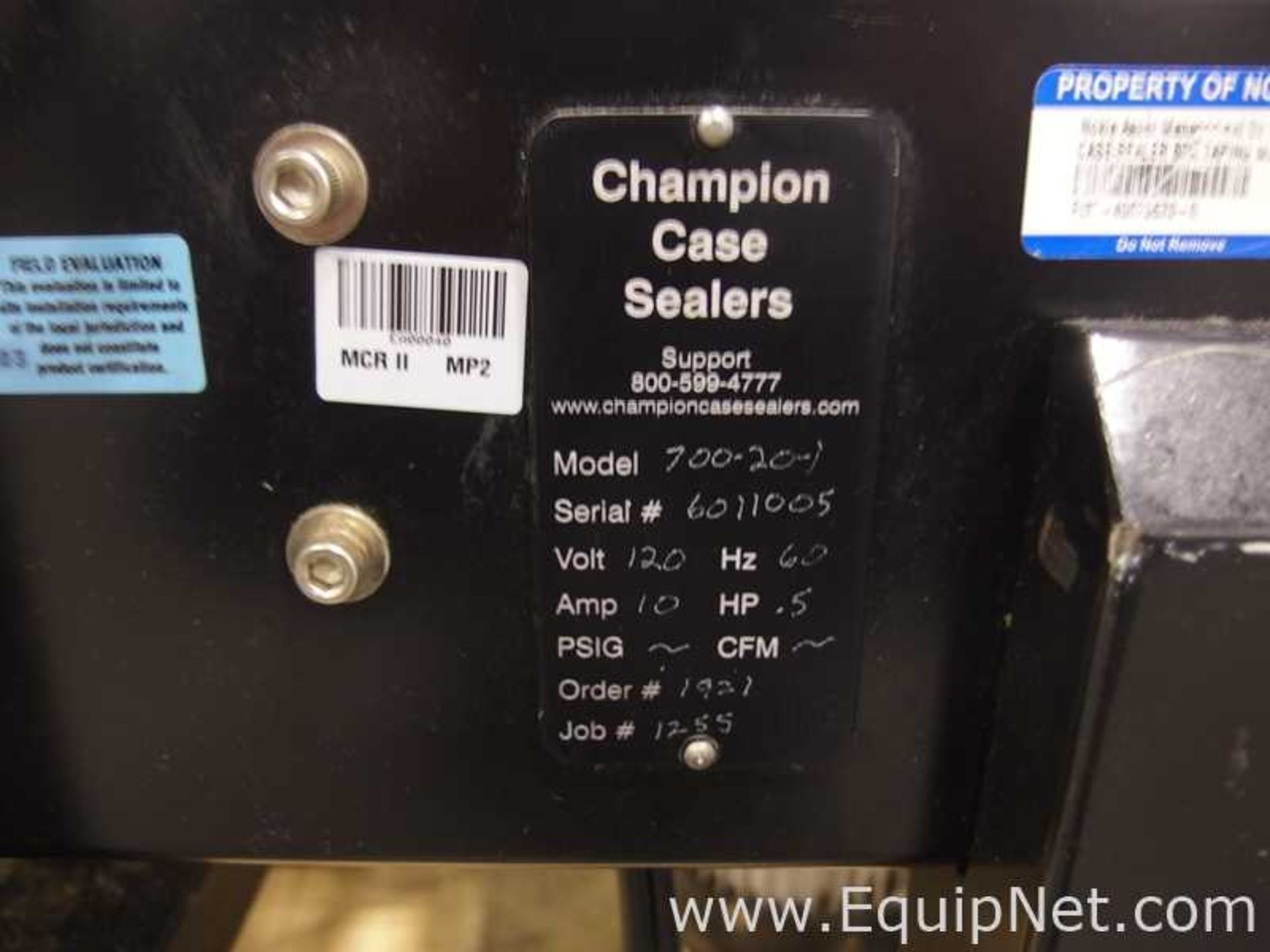 Internet Packaging 700-20-1 Top and Bottom Champion Case Sealer - Image 9 of 9