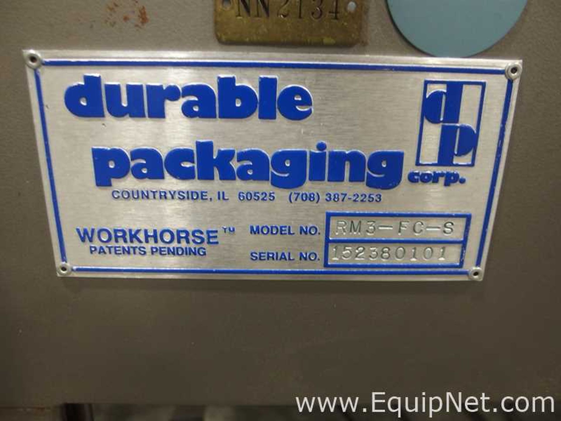 Durable Packaging RM3-FC-S Workhorse Case Sealer with R-01-T Standard Case Sealer - Image 8 of 17