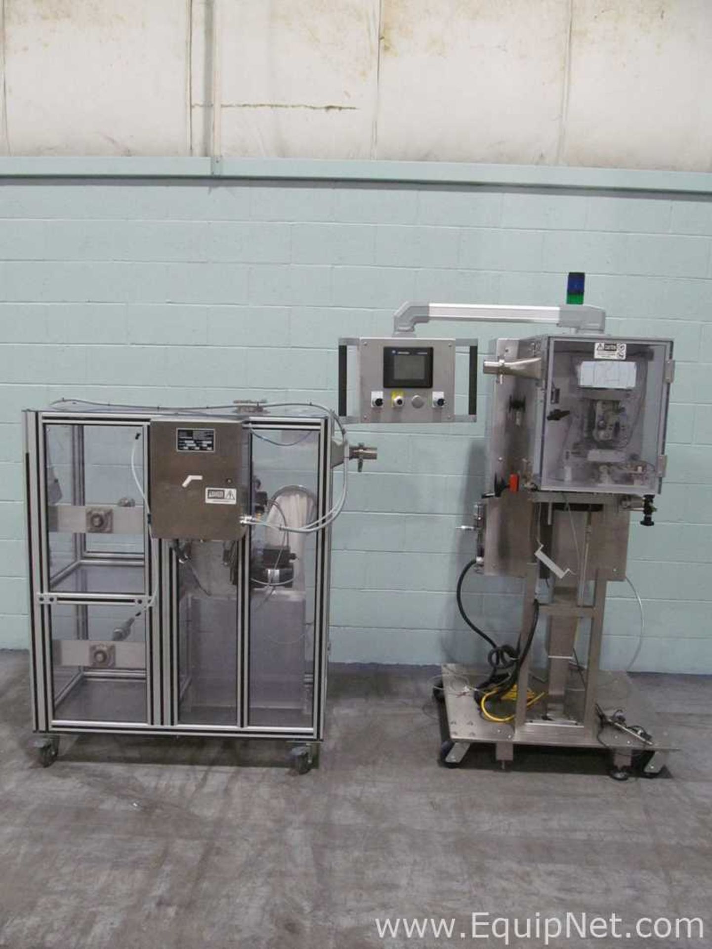 Active Pak Automation APA 2000 Multisorb Desiccant Dispenser With Motorized Spool Splicing Cabinet