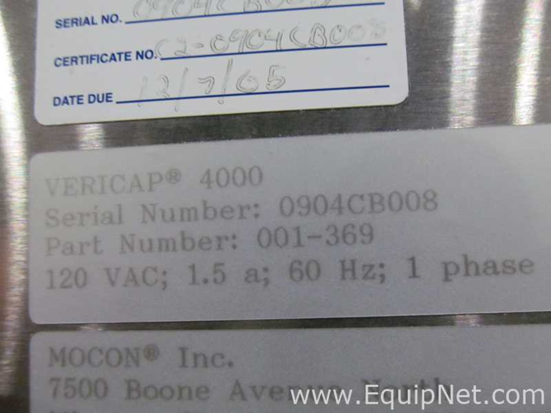 Mocon Vericap 4000 High Speed Capsule Weighing And Sorting System For Research And Development - Image 27 of 27