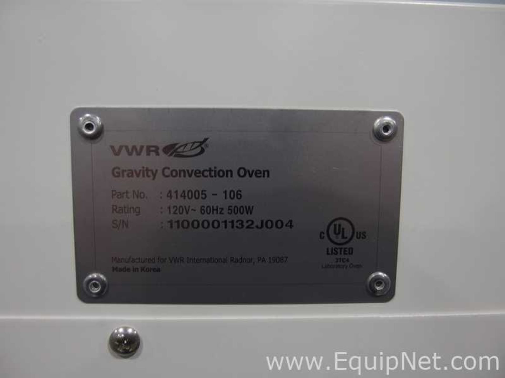 VWR 414005-106 Gravity Convection Oven - Image 8 of 8