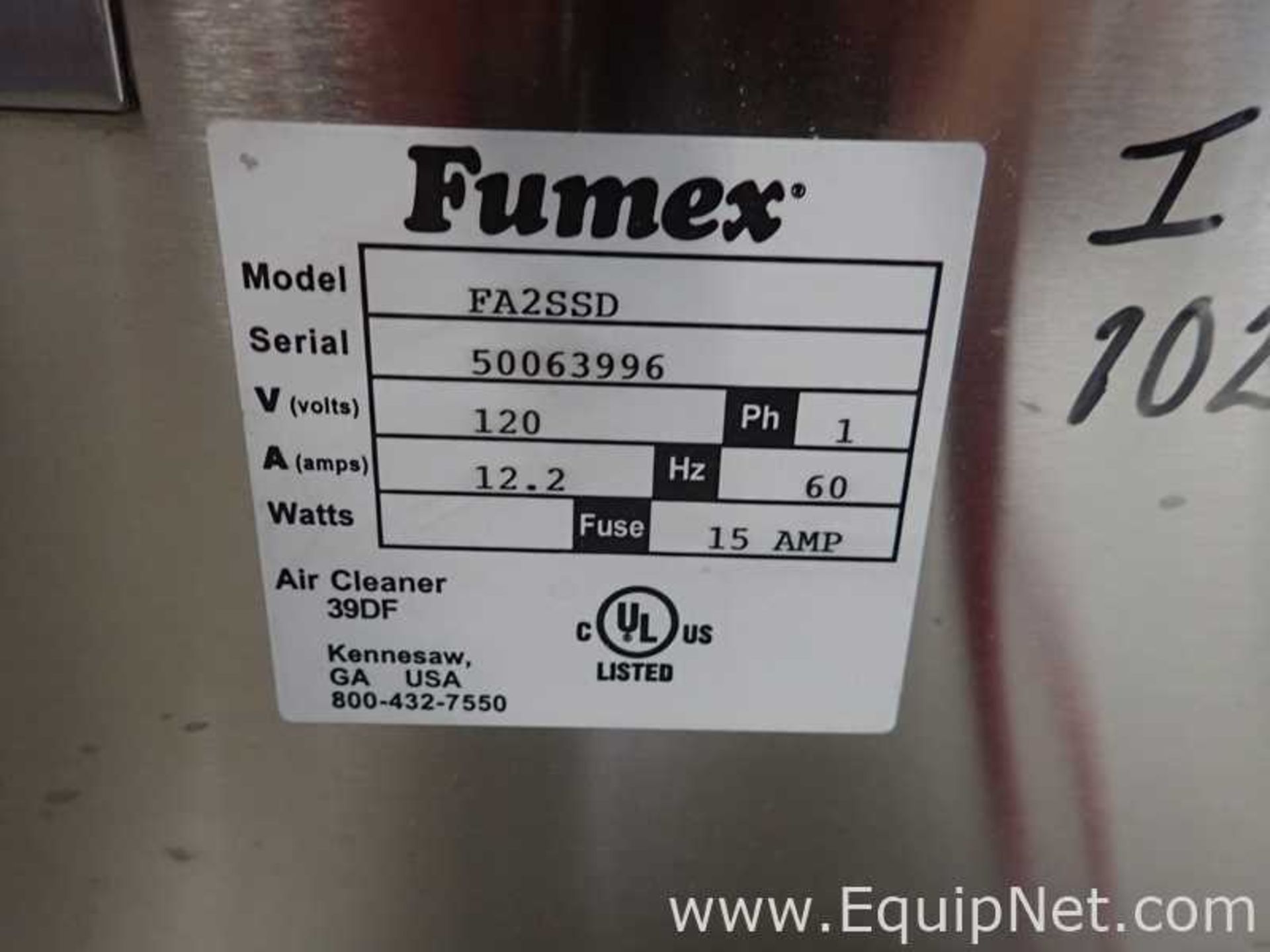 Fumex FA2SSD Fume Extractor - Image 9 of 9