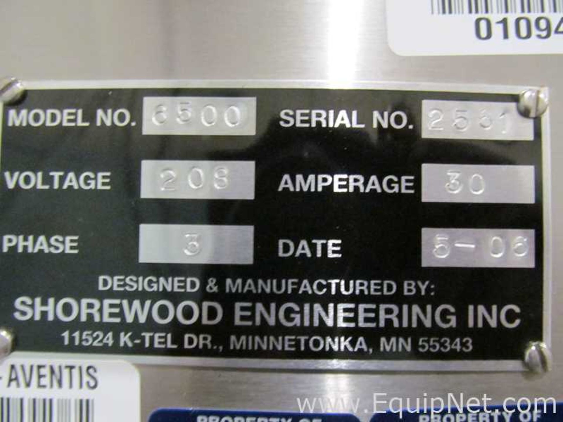 Shorewood 6500 Rotary Pressure Sensitive Labeler With Leaflet Feeder - Outserter - Image 32 of 32