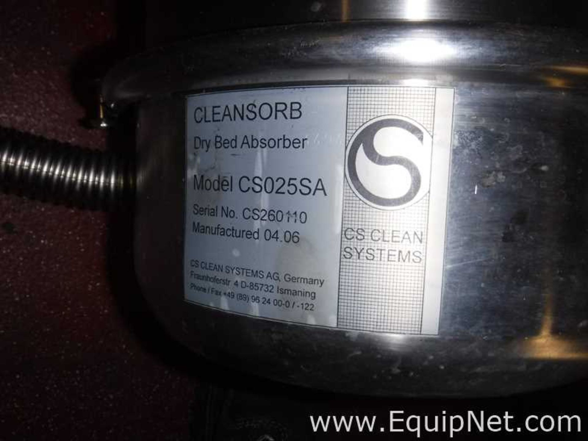 Cleansorb Dry Bed Absorber CS260110 - Image 6 of 6