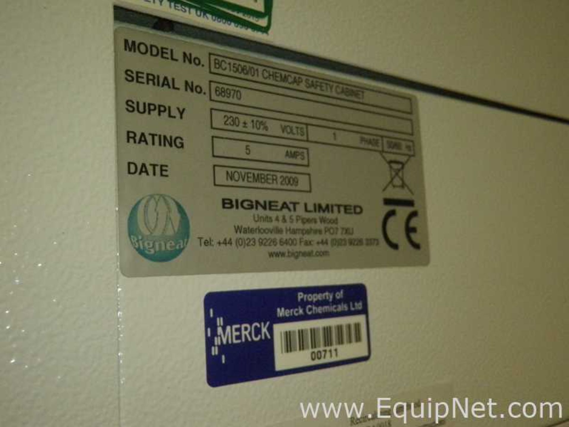 BigNeat Chemcap Biological Bench Top Safety Cabinet - Image 4 of 5