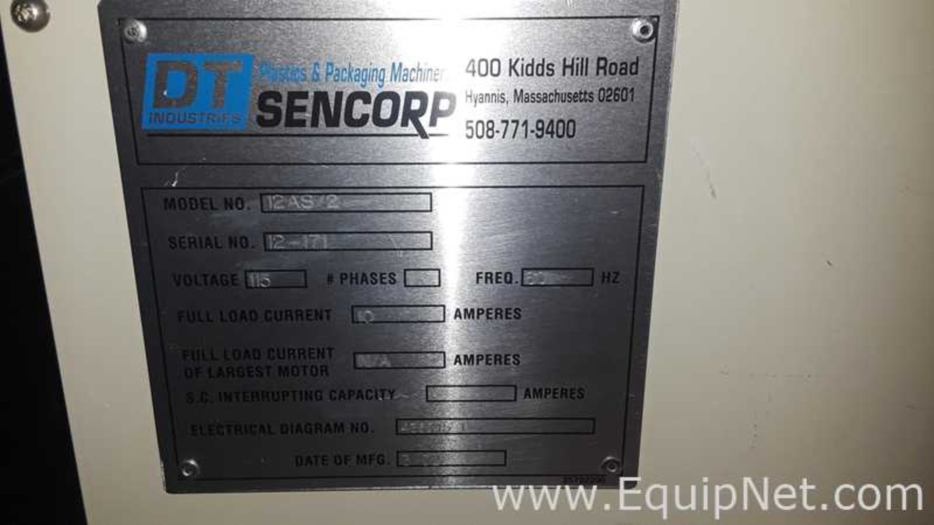 SencorpWhite 12AS|2 Heat Sealer on Workstation - Image 6 of 9