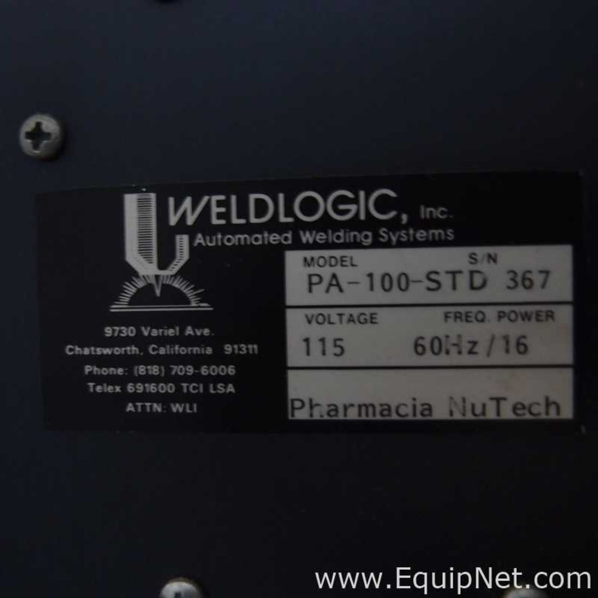 Festo Tig Welding Sytem - Image 18 of 21