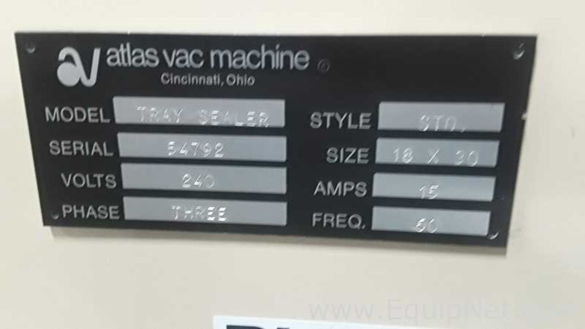 Atlas Vac Machine 18x30 Vacuum Tray Sealer - Image 20 of 20