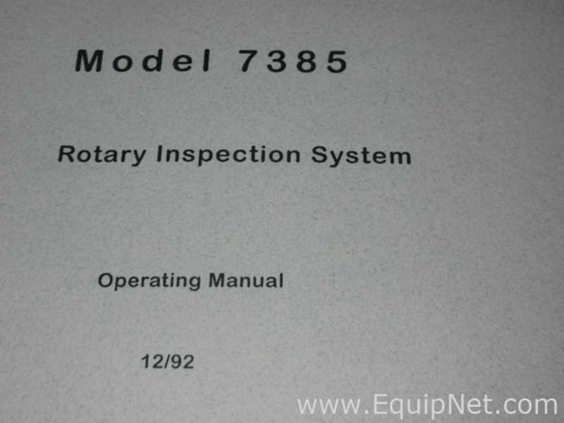 Air Logic Power Systems LLC 7385 Rotary Inspection Machine - Image 8 of 16