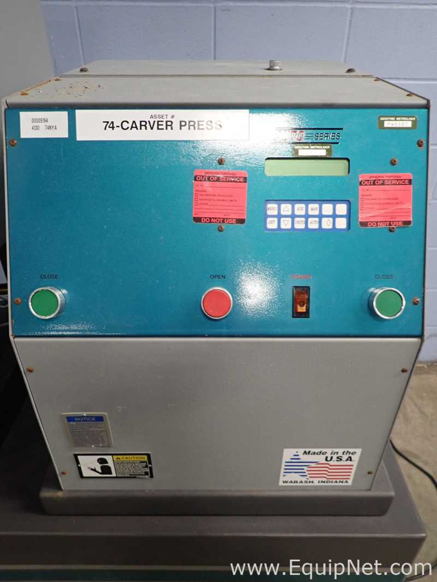 Carver 3693 Auto Series 25 Ton Heated Hydraulic Press - Image 8 of 14