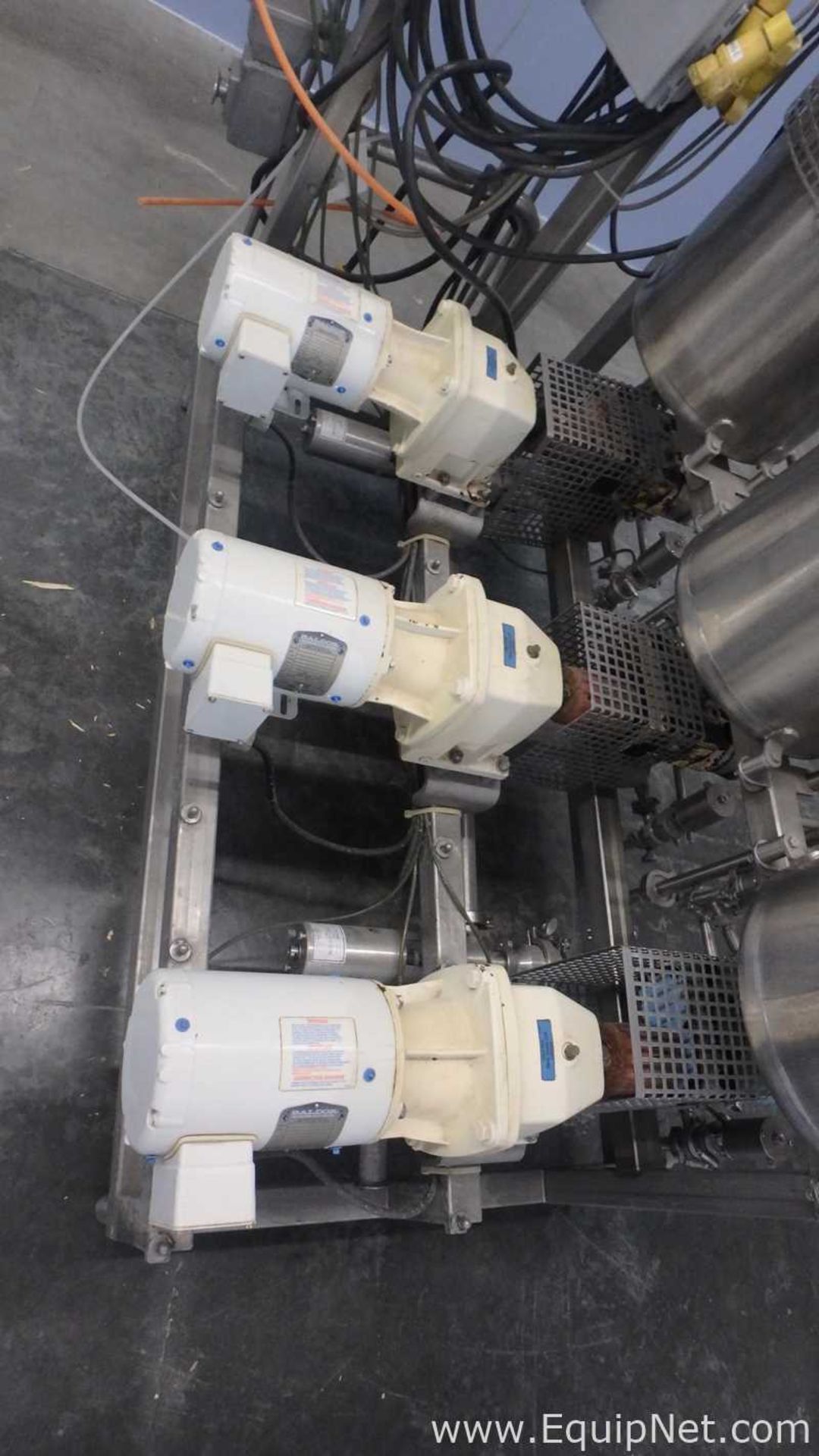 Three Tank Mixing Skid with Matching Positive Displacement Pumps - Image 39 of 45