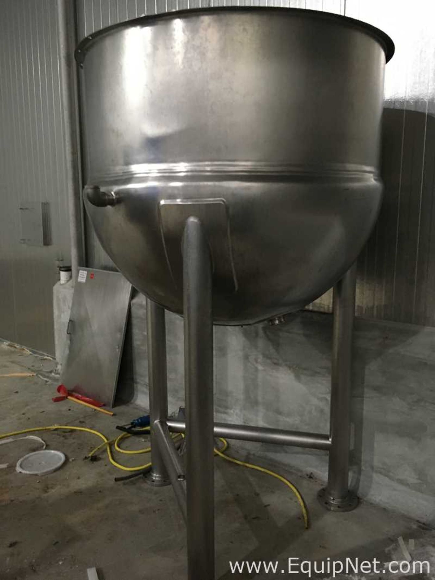 Lee 300 Gallon D9MSI Inclined Double Motion Stainless Steel Jacketed Mixing Kettle - Image 3 of 11
