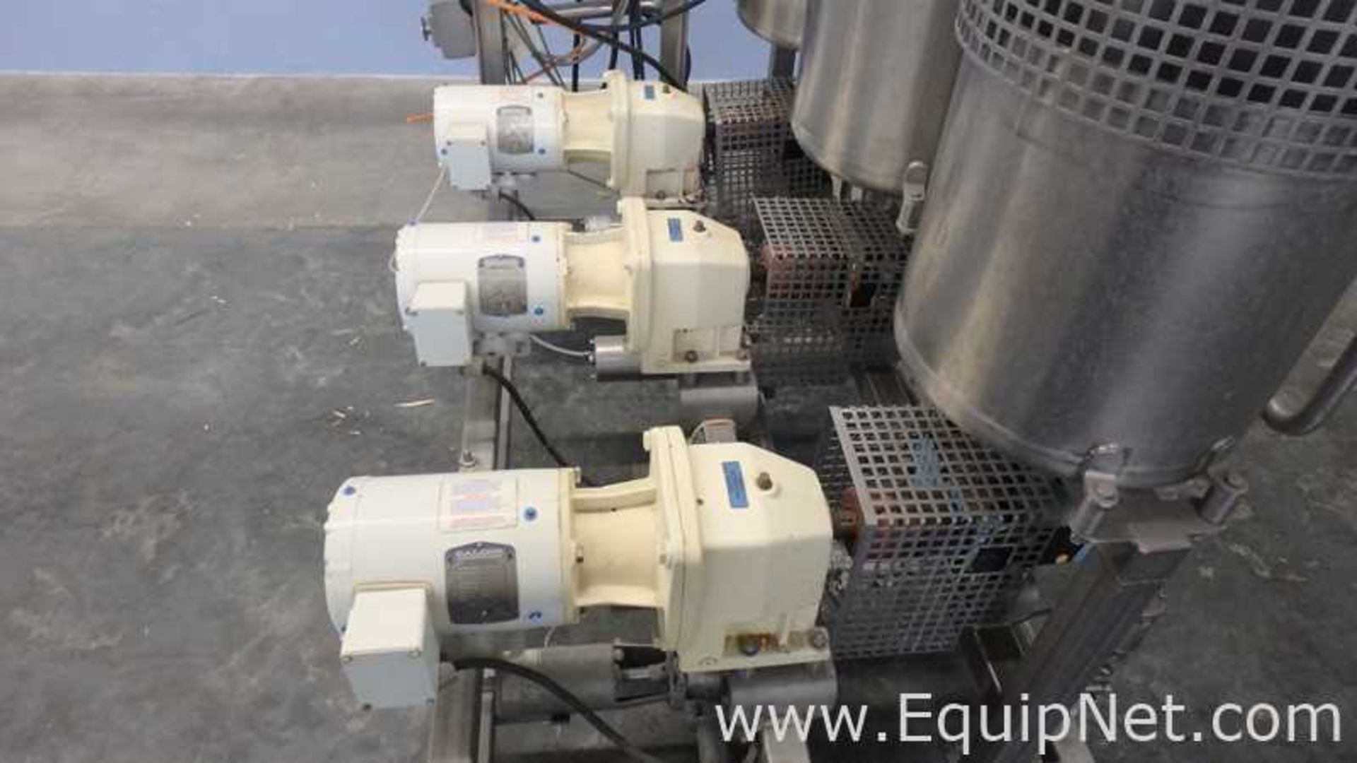 Three Tank Mixing Skid with Matching Positive Displacement Pumps - Image 40 of 45