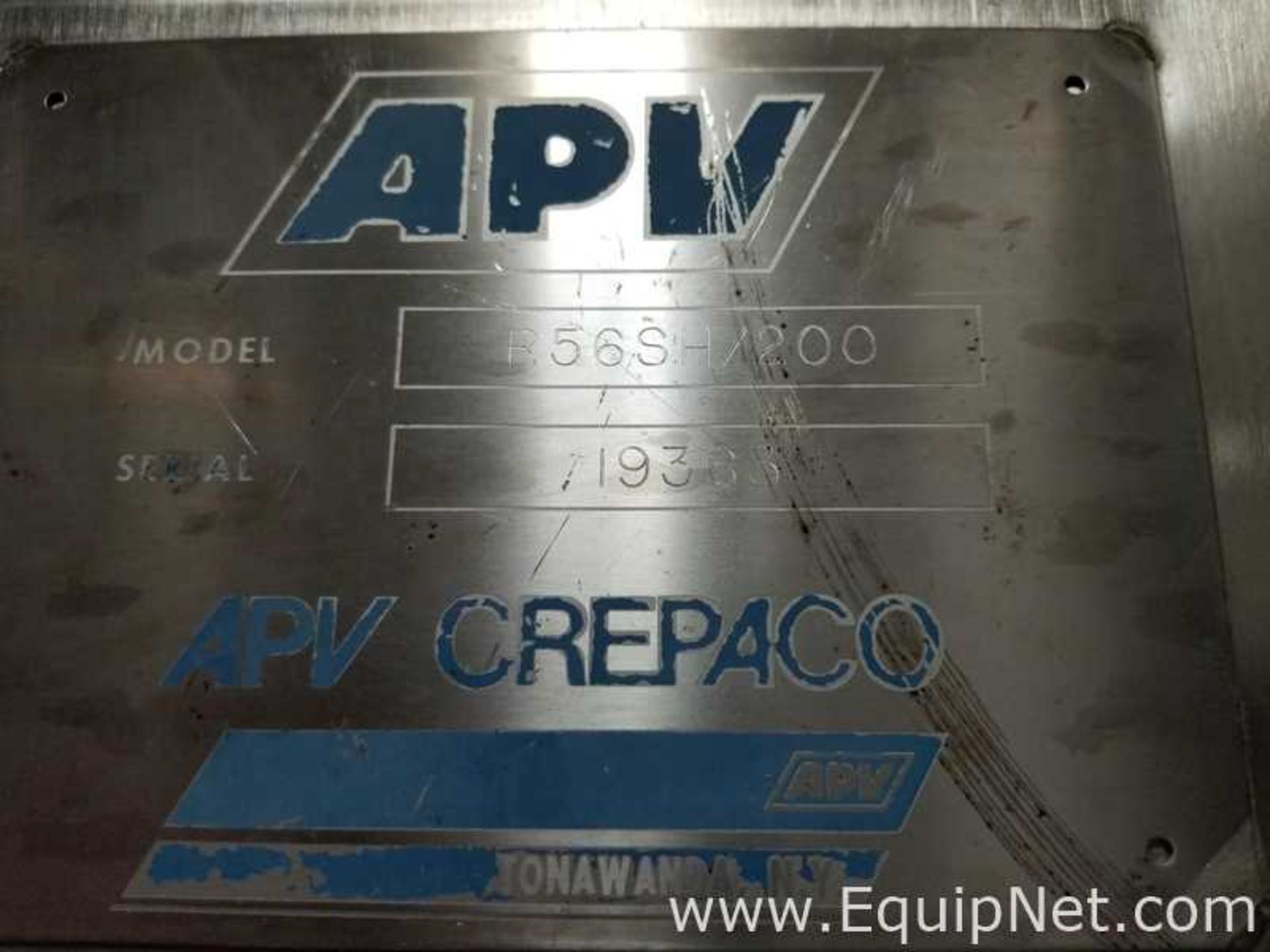 APV R56SH/200 Stainless Steel Plate Heat Exchanger Frame Size Number 2 - Image 3 of 5