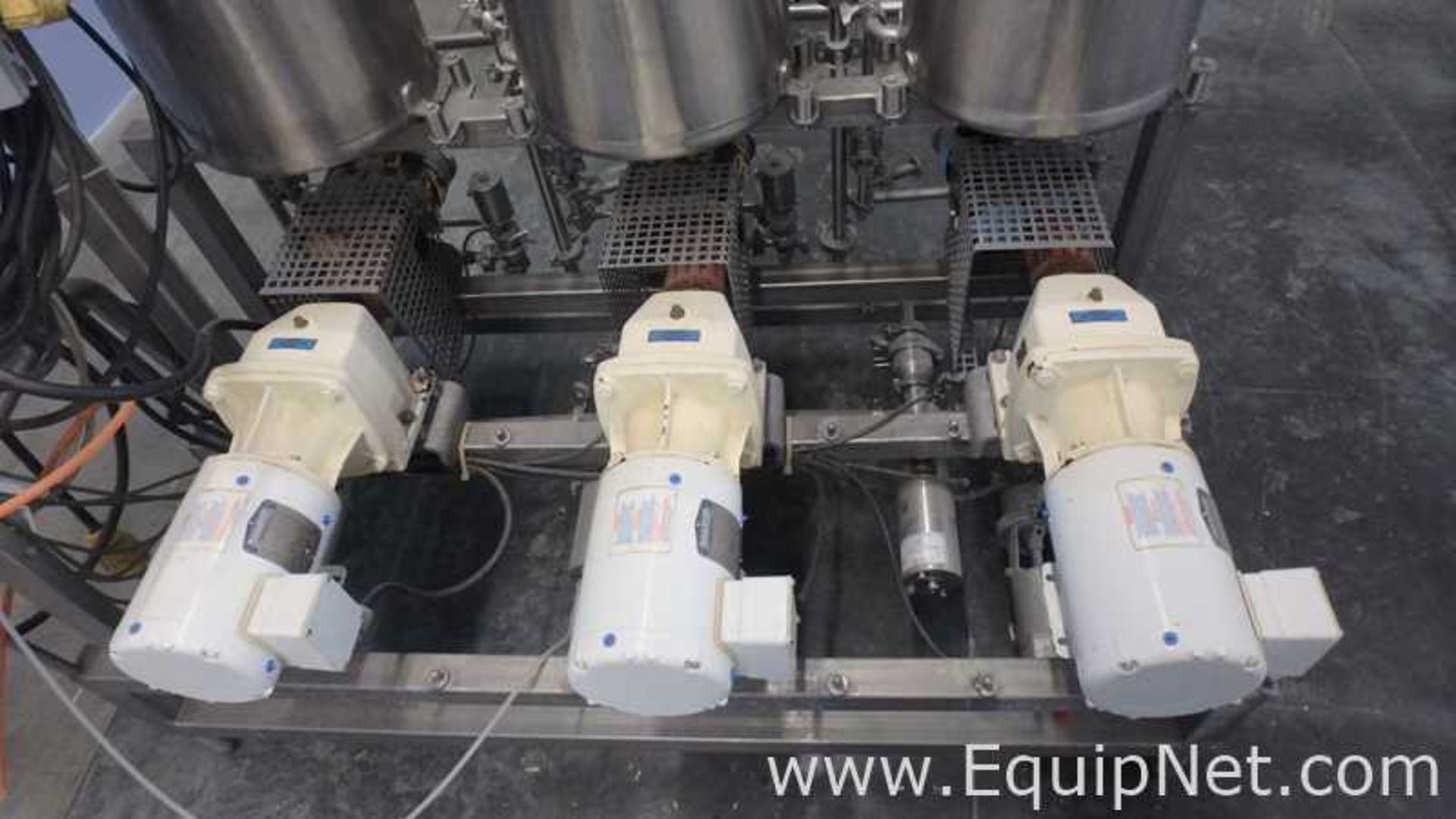 Three Tank Mixing Skid with Matching Positive Displacement Pumps - Image 37 of 45