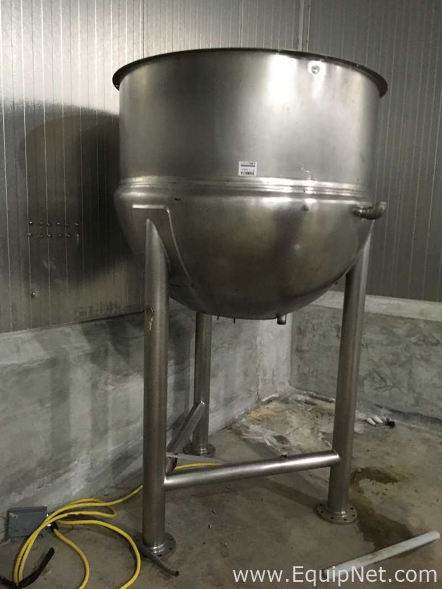 Lee 300 Gallon D9MSI Inclined Double Motion Stainless Steel Jacketed Mixing Kettle - Image 2 of 11
