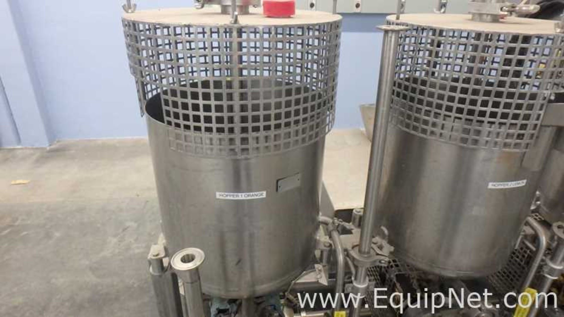 Three Tank Mixing Skid with Matching Positive Displacement Pumps - Image 9 of 45