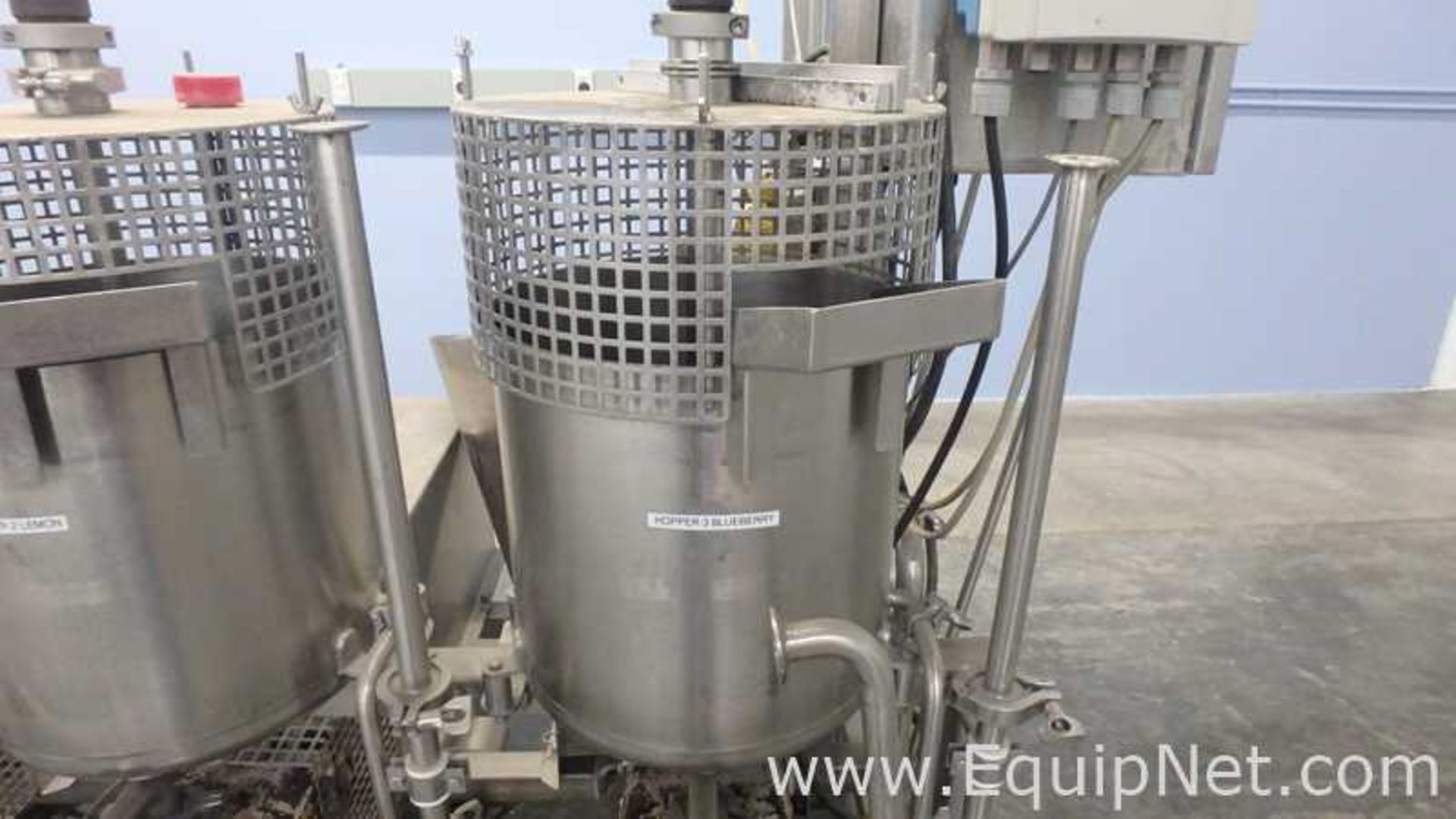 Three Tank Mixing Skid with Matching Positive Displacement Pumps - Image 7 of 45