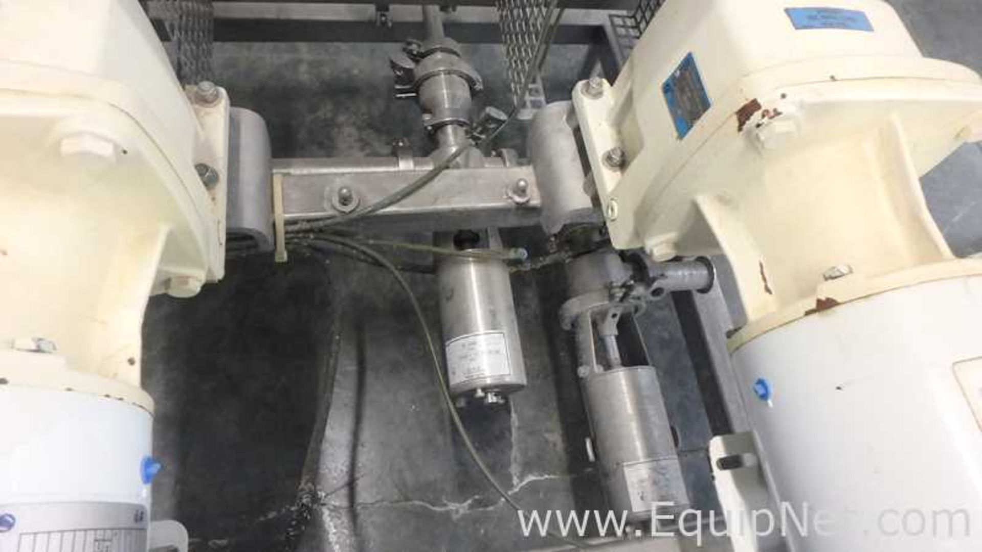 Three Tank Mixing Skid with Matching Positive Displacement Pumps - Image 44 of 45