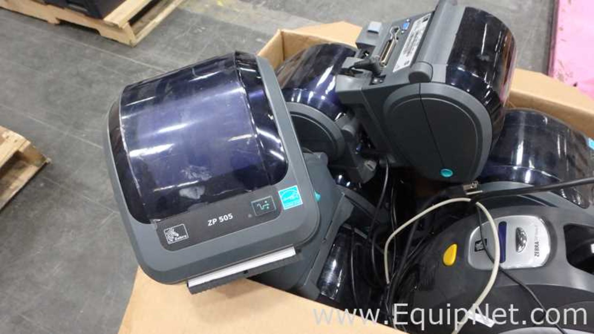 Lot of 13 Assorted Zebra Technologies Printers ZP505,ZXP Series 3,ZP450 and LP2844 Barcode Printers - Image 2 of 8