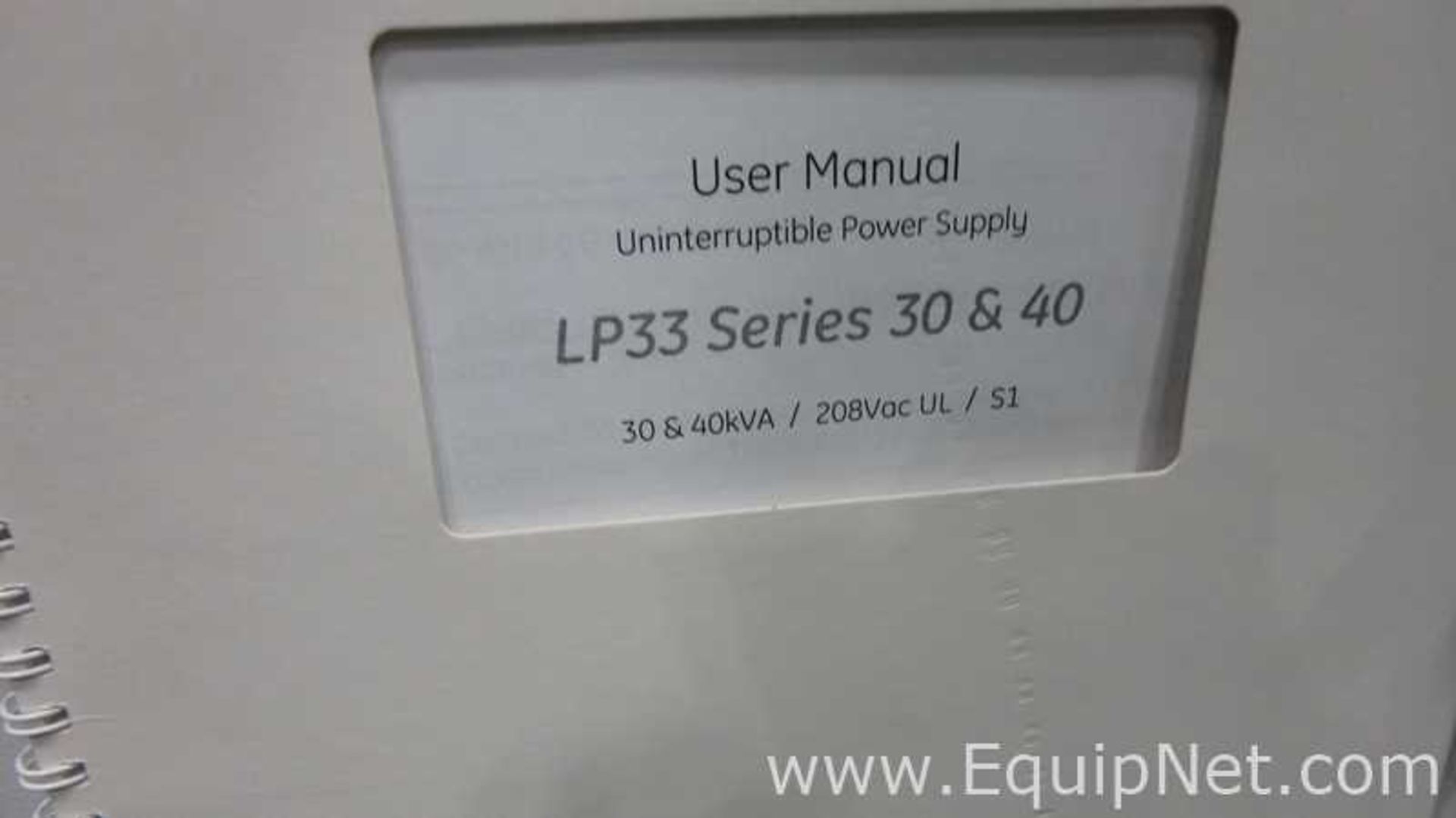 GE Comsumer and Industrial SA LP Series UPS Uninterruptible Power Supply With Bypass Panel - Image 6 of 17