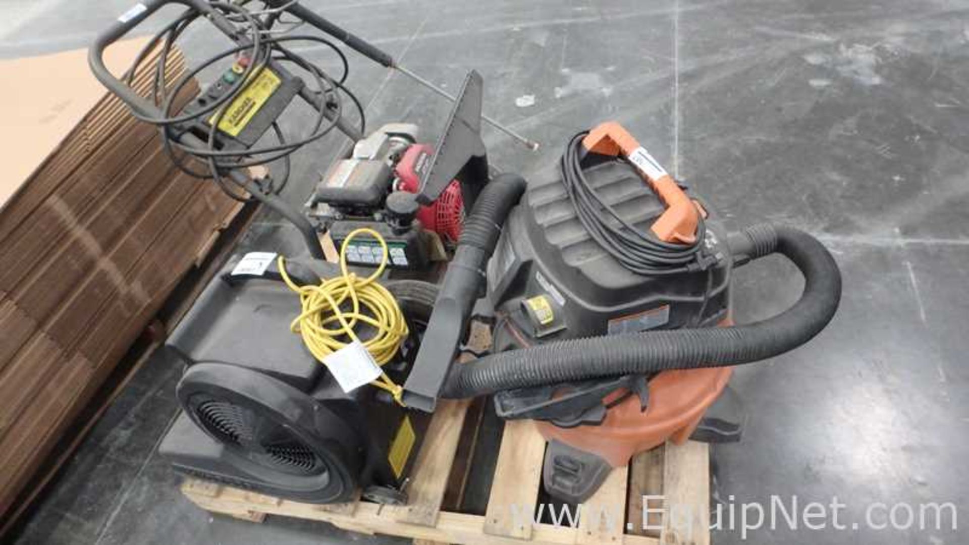 Lot of 1 Pallet With karcher G3000 OH Gas Pressure Washser, Ridgid Wet/Dry Vacuum and Hydrodry Dryer - Image 6 of 12