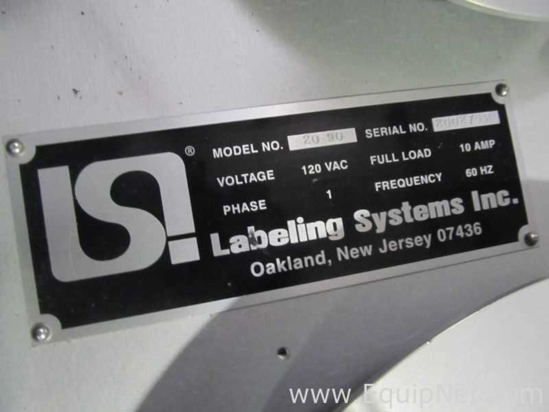 Label Systems LSI 1900 Pressure Sensitive Labeler - Image 3 of 13