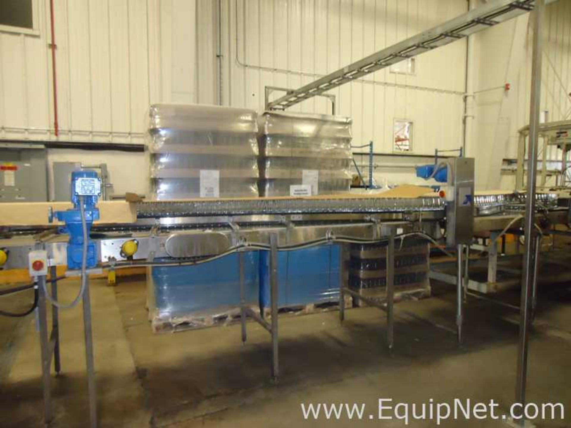 Approx 27 Feet Stainless Steel Tabletop Conveyor Single Filer - Image 2 of 5