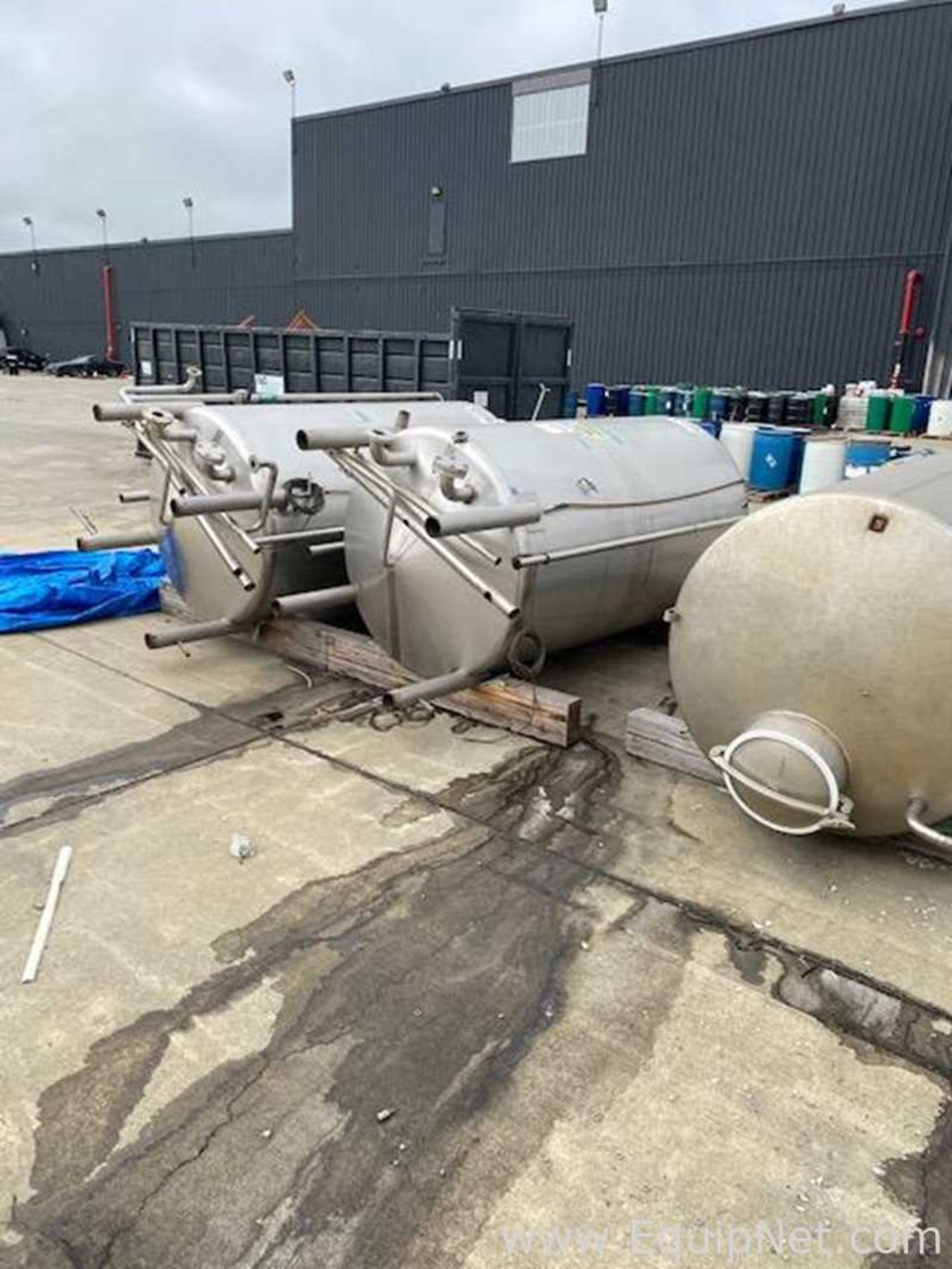 1000 Gallon Paul Mueller Co Sanitary CIP Tank - Image 5 of 10