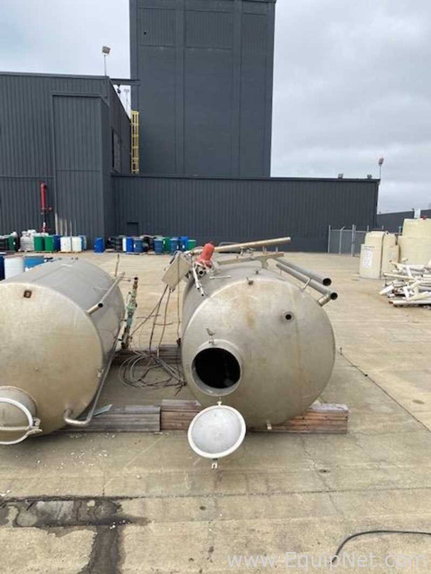 1000 Gallon Paul Mueller Co Sanitary CIP Tank - Image 7 of 10