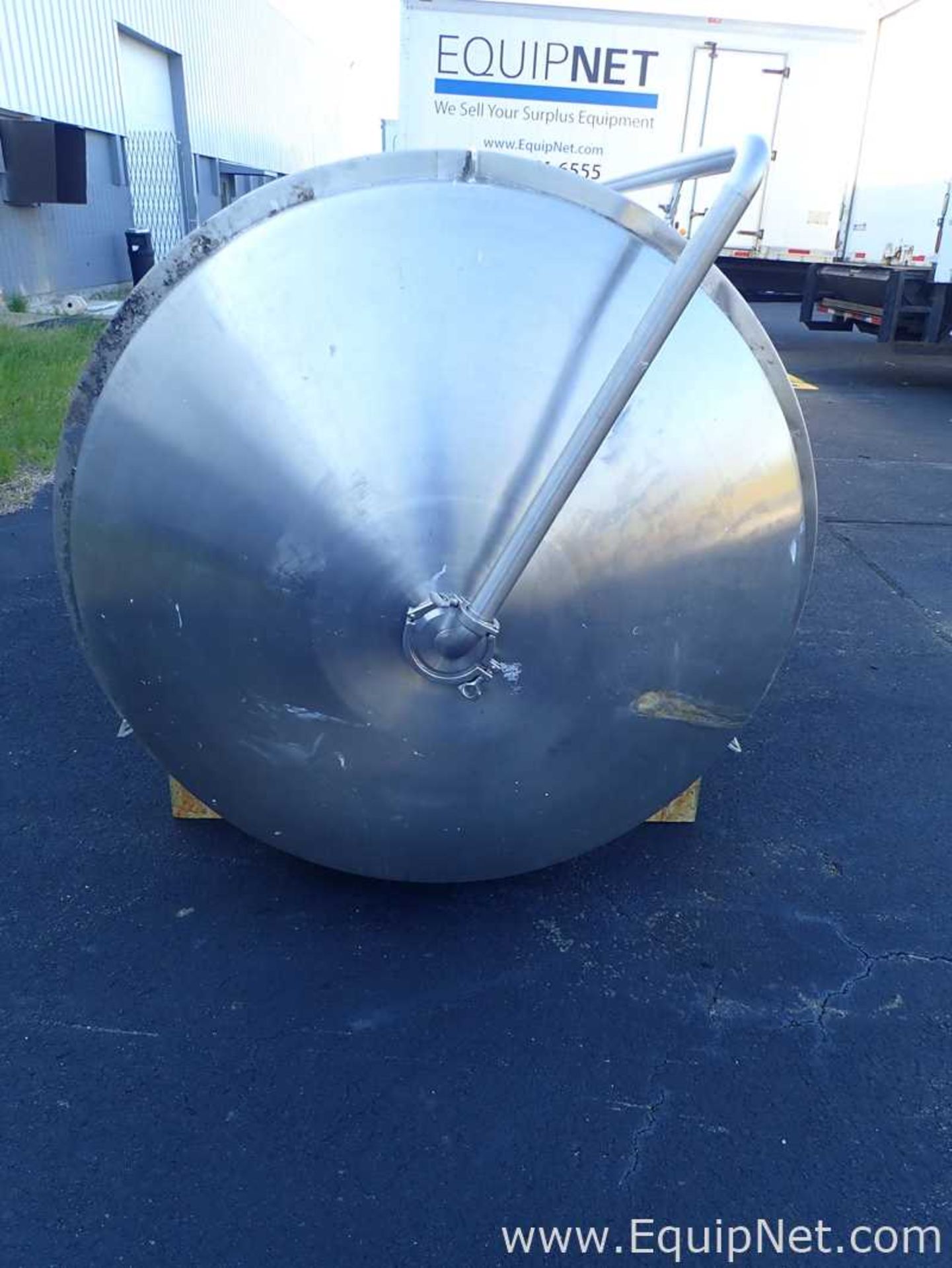 Specific Mechanical Approximately 600 Gallon Stainless Steel Jacketed Brew Tank - Image 6 of 12