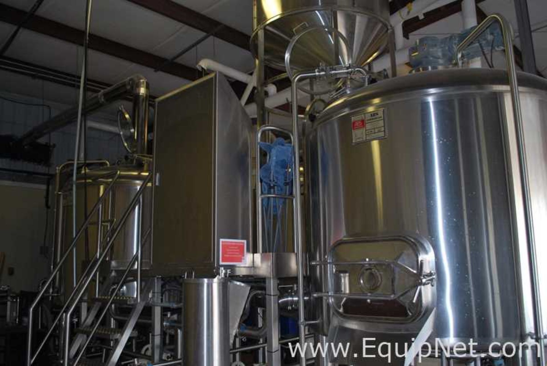 Brew House Sytem with Three- 20 BBL Vessels Mash Tun|Lauter Tun|Whirlpool-Boil Kettle