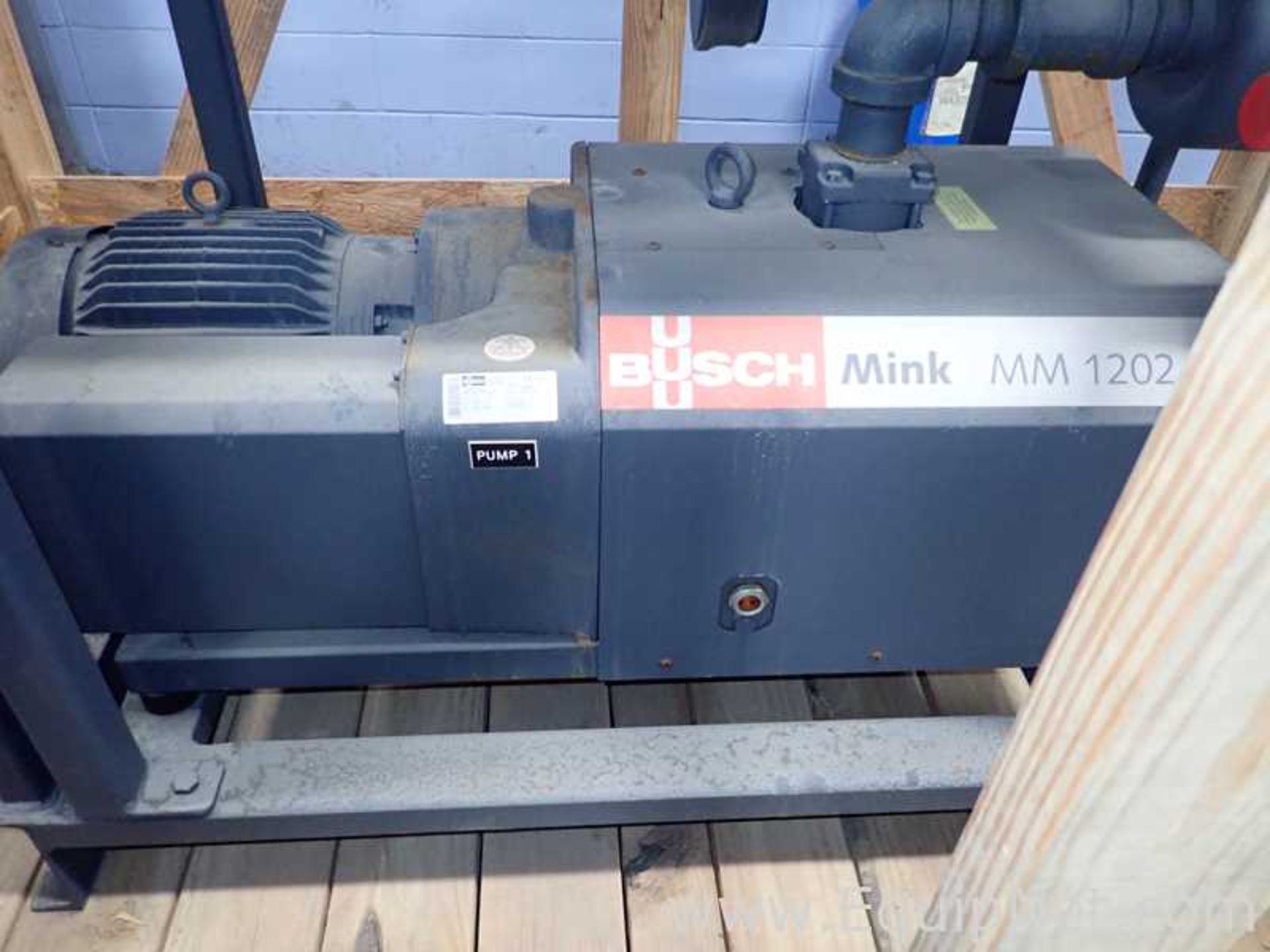 Busch Mink MM 1202AV/V6 Vacuum Pump System with Control Panel and Tank - Image 9 of 17