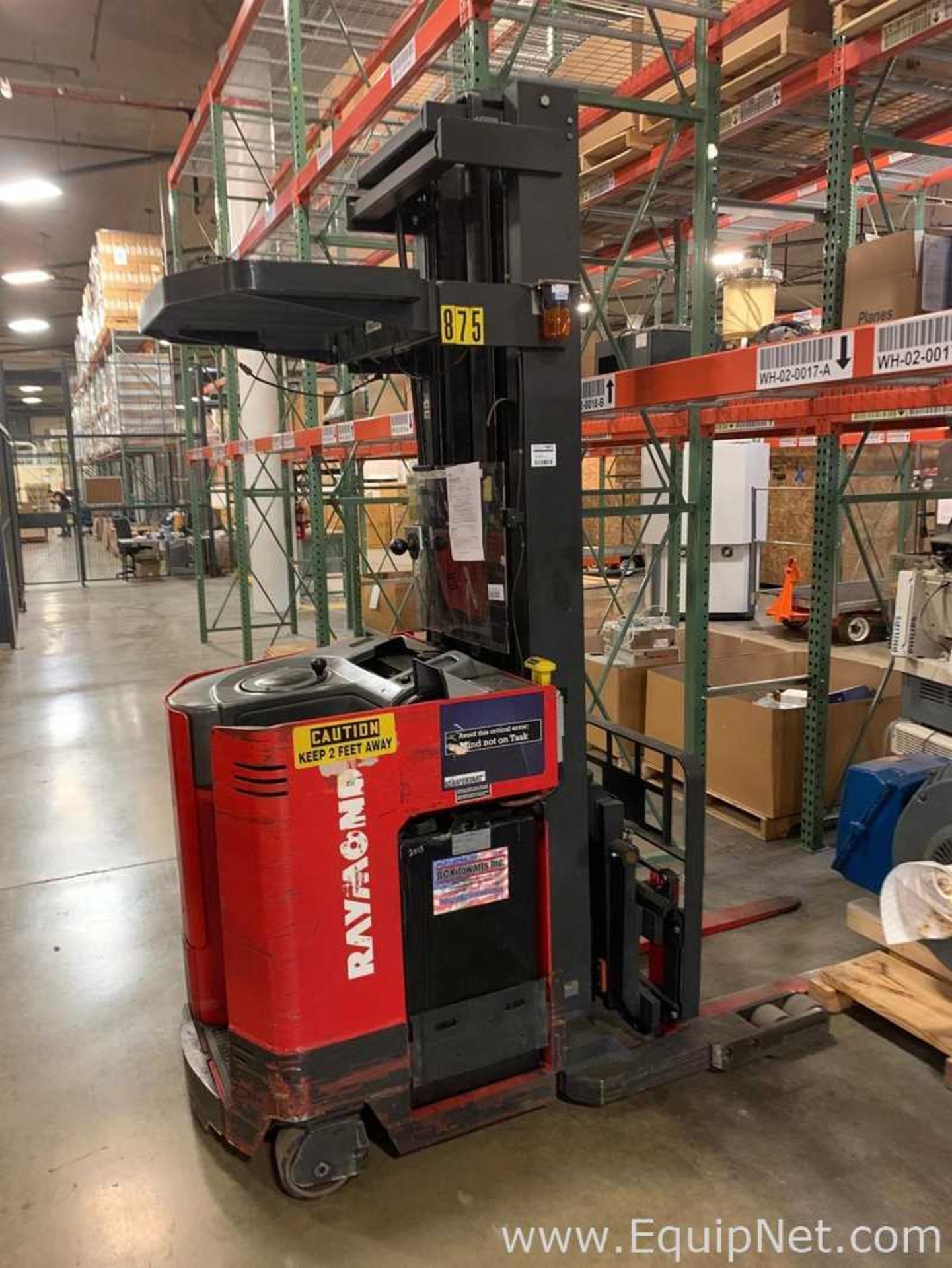 Raymond EASI Stand Up Reach Electric Fork Lift Truck - 875