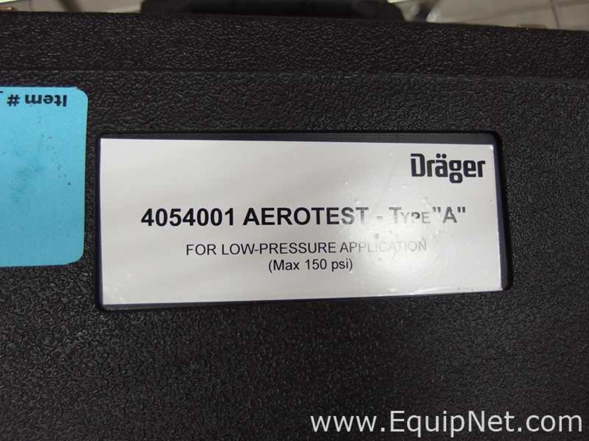 Drager ME11A001E440 Type A Aerotest Kit - Image 5 of 6