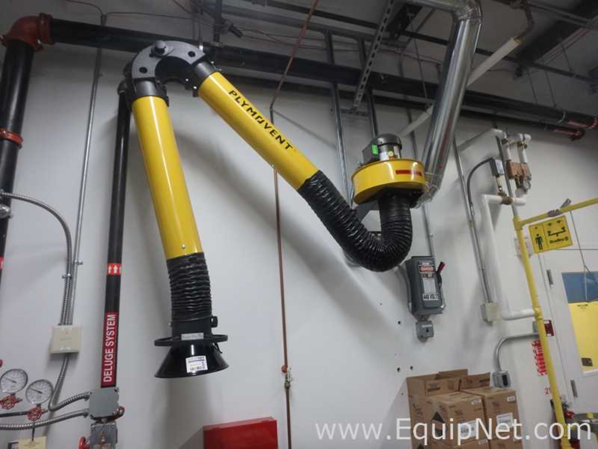 Plymovent KUA-3 Dust - Fume Flexible Extraction Arm with Fan
